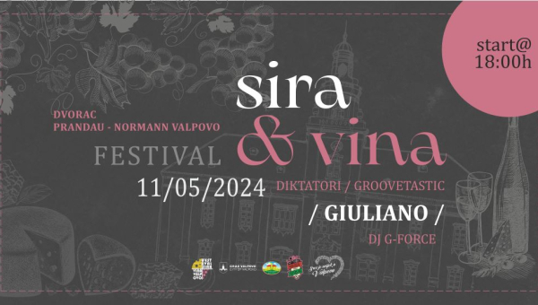 5. Festival sira i vina 11. svibnja u dvorcu Prandau-Normann